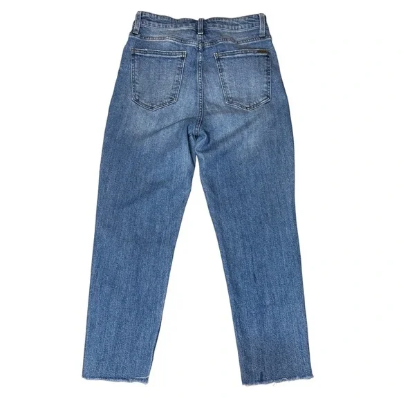 STS Blue Alicia Mom Jeans Size 28 Distressed Raw Hem Denim Ankle Cropped - Picture 3 of 11